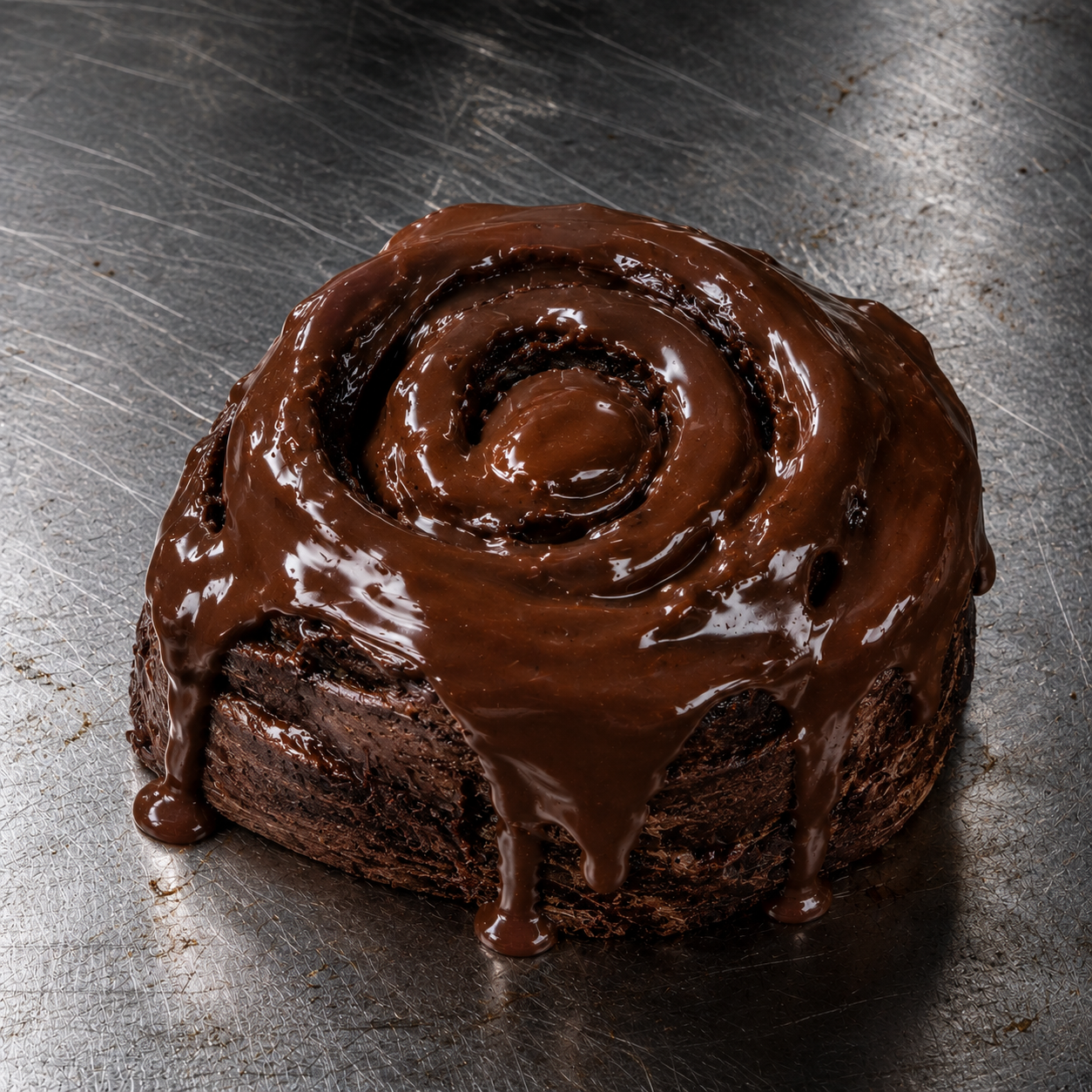 Chocolate Nutella Cinnamon Roll