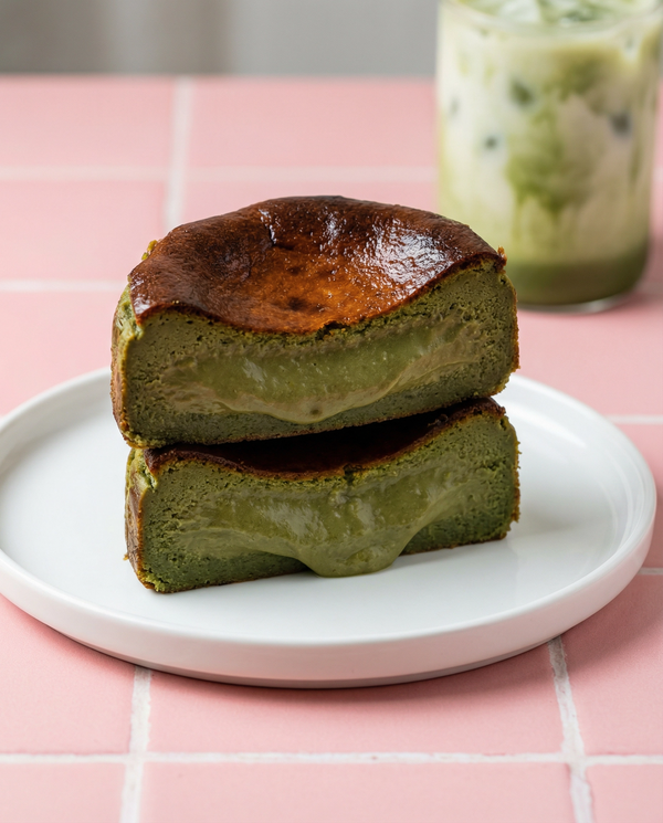 Matcha Basque Cheesecake